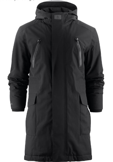 Parka men Harvest zwart