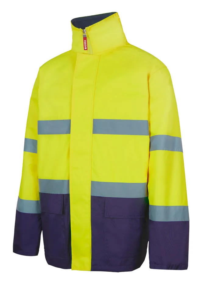 Parka HV Two-Tone marine/geel High Visibility Velilla