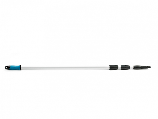 Telescoopsteel 1.2m Moerman zwart/turkoois 2x60cm