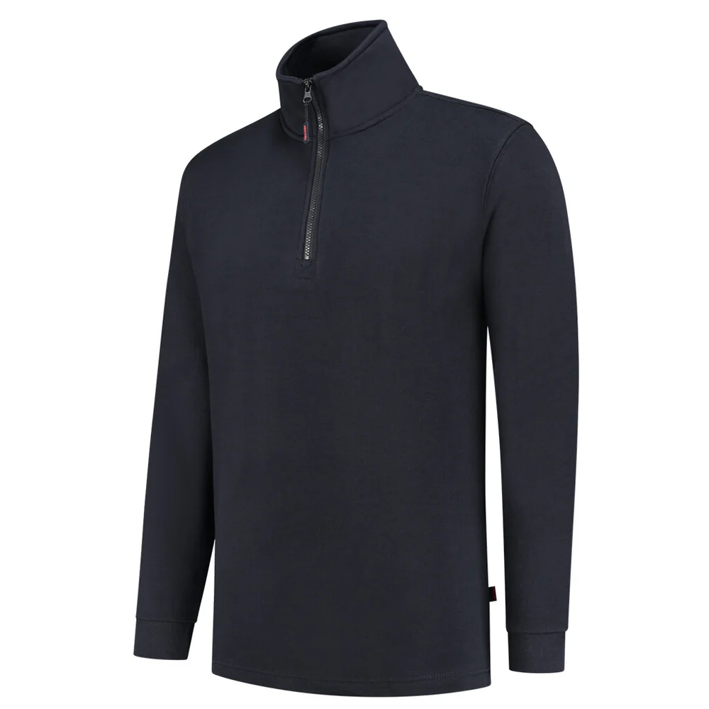 Sweater met ritskraag marine ZS-280