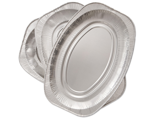 Aluminium serveerschaal ovaal 35cm Klein