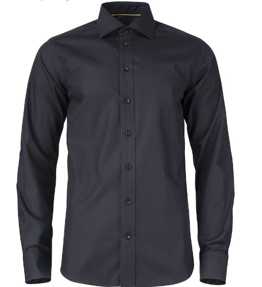 Overhemd Yellow Bow 50 slim fit zwart