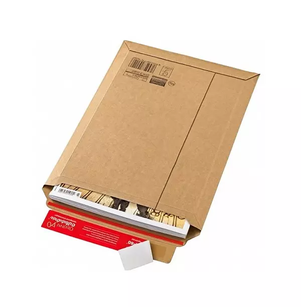 Verzendenvelop karton met plakstrip Bruin B4 250x360x50mm