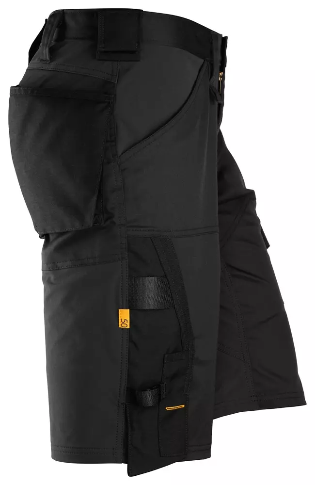 Snickers Korte Werkbroek 6153 - Stretch - Zwart 