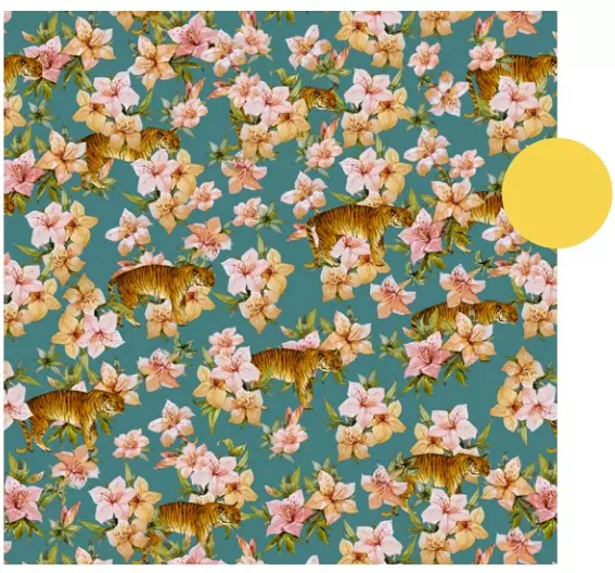 Cadeaupapier Tiger Petrol 50cmx200m 80grs