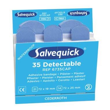 Salvequick detectable pleisternavulling blauw