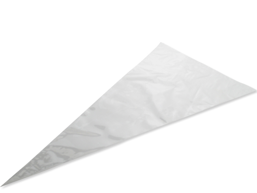 Puntzak 44x70cm transparant met ophanggat (doos à 1000st)