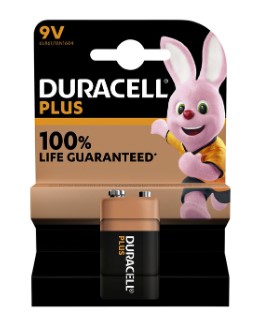 Batterij Duracell Plus 9V Mn1604 Alkaline