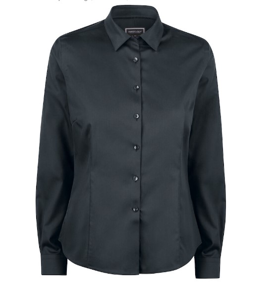 Blouse Black Bow 60 Harvest&Frost dames zwart