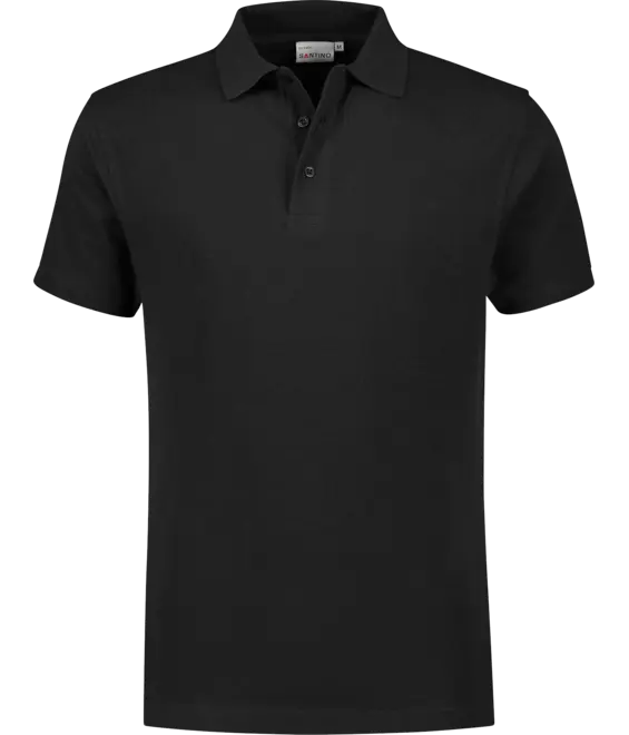 Santino Ricardo polo shirt Zwart