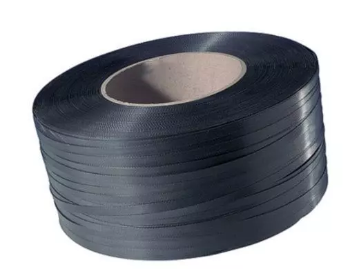 Strapband Zwart PP band 12,7mmx1800m 85mu Ø406mm