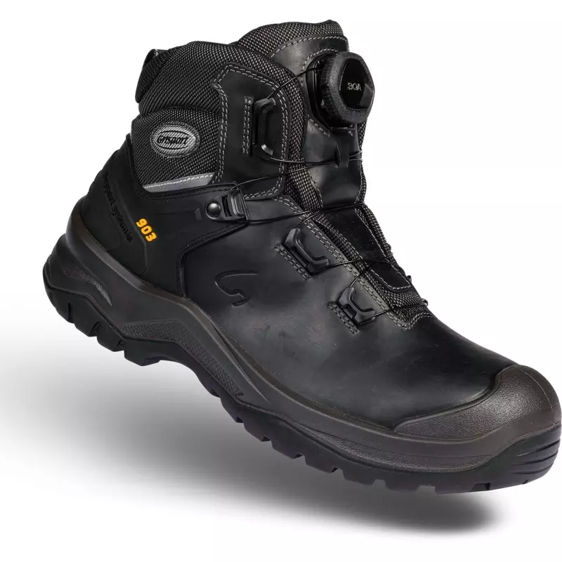 Grisport 903 BOA High S3 Werkschoen Zwart