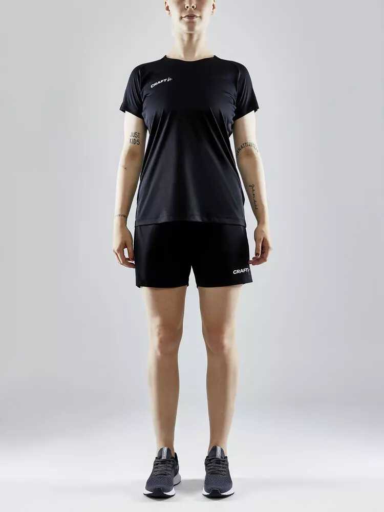 Craft Short Dames - Evolve Zip Pocket - Zwart