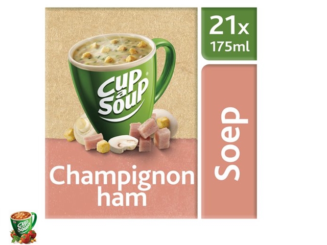 Cup A Soup Champignon/Ham (doos à 21st)