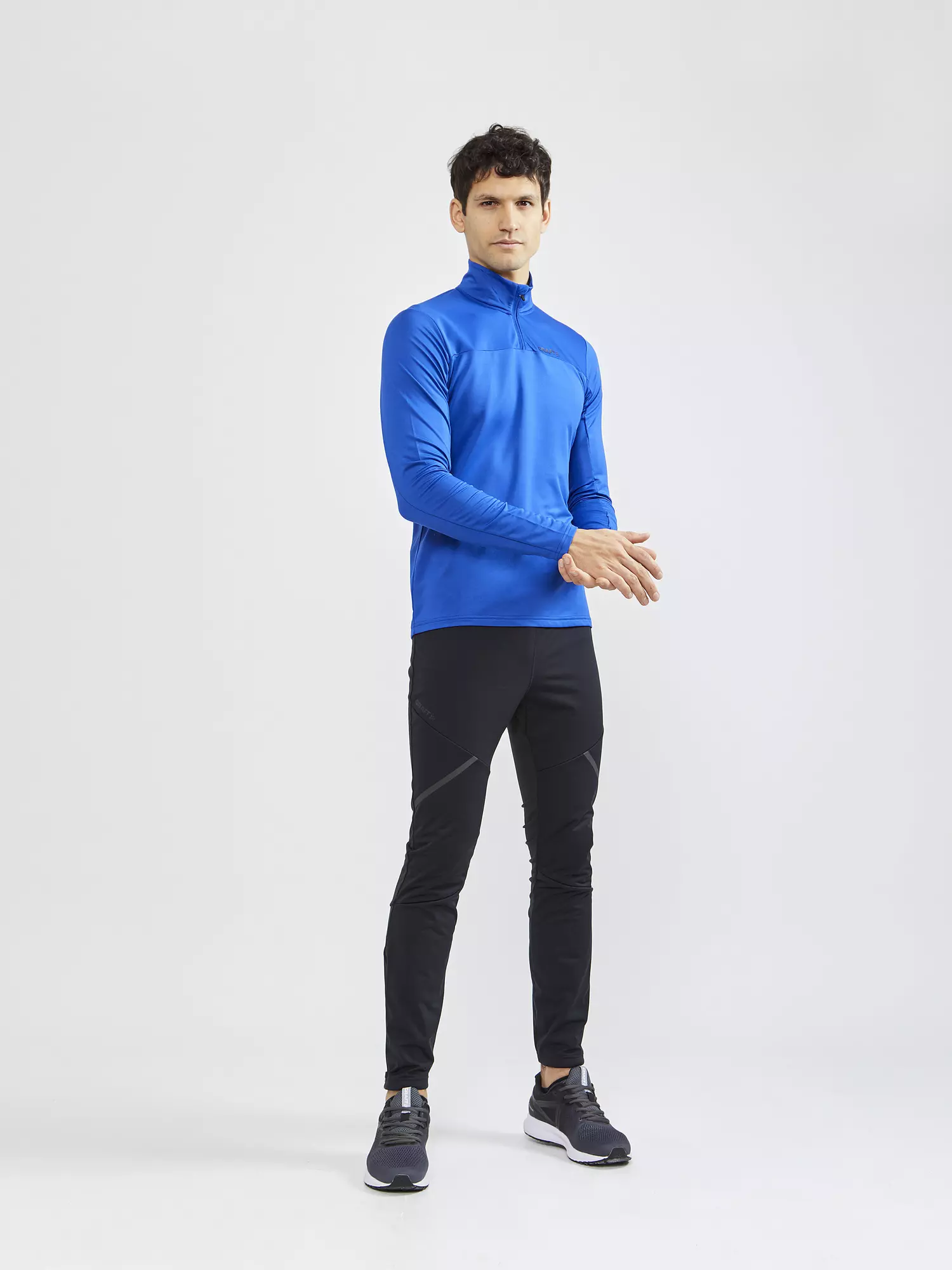 Shirt Lange Mouw Core Gain Midlayer Men Blaze dk blauw