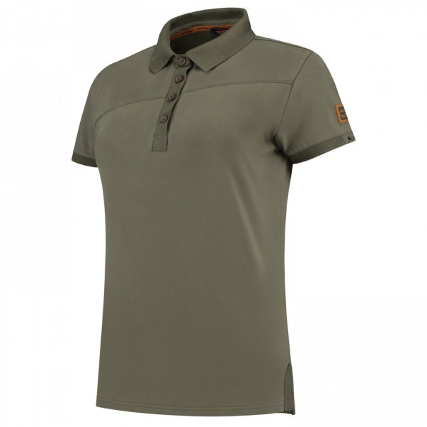 Poloshirt premium naden dames army