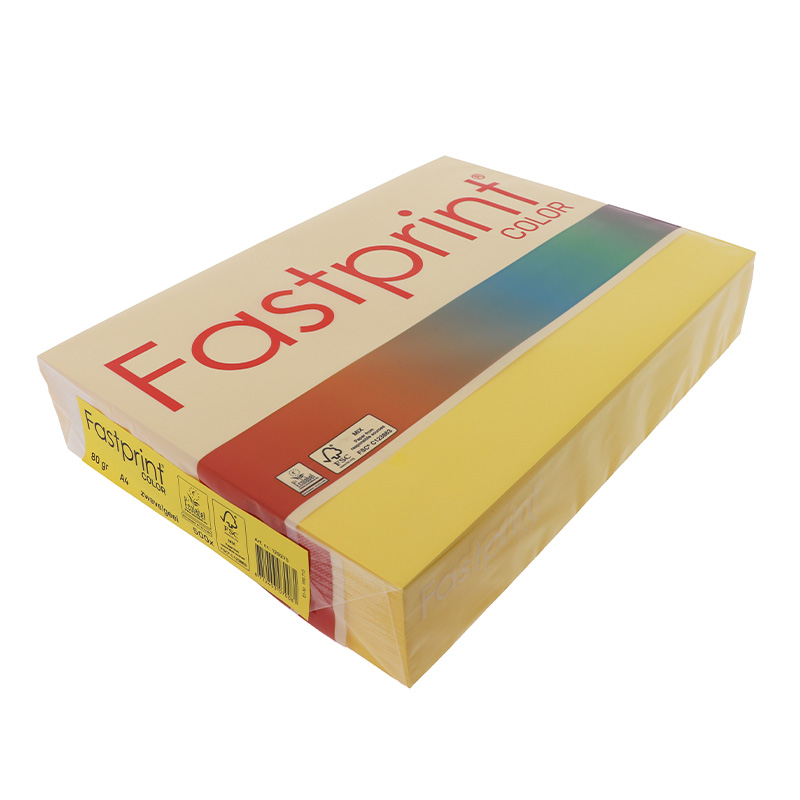 Kopieerpapier Fastprint A4 80Gr Zwavelgeel