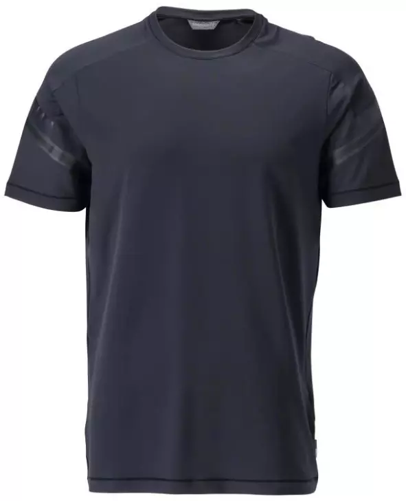T-shirt moderne pasvorm donkermarine