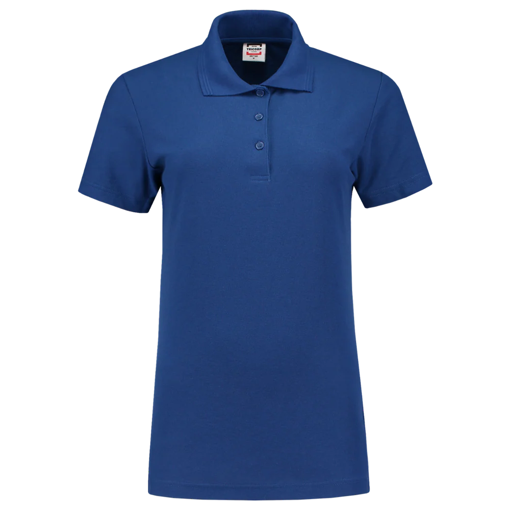 Polo fitted dames PPFT-180 kobalt