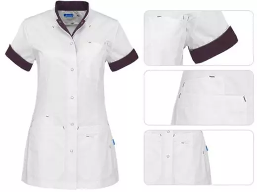 Zorgjas Livia Wit/Paars De Berkel Dames