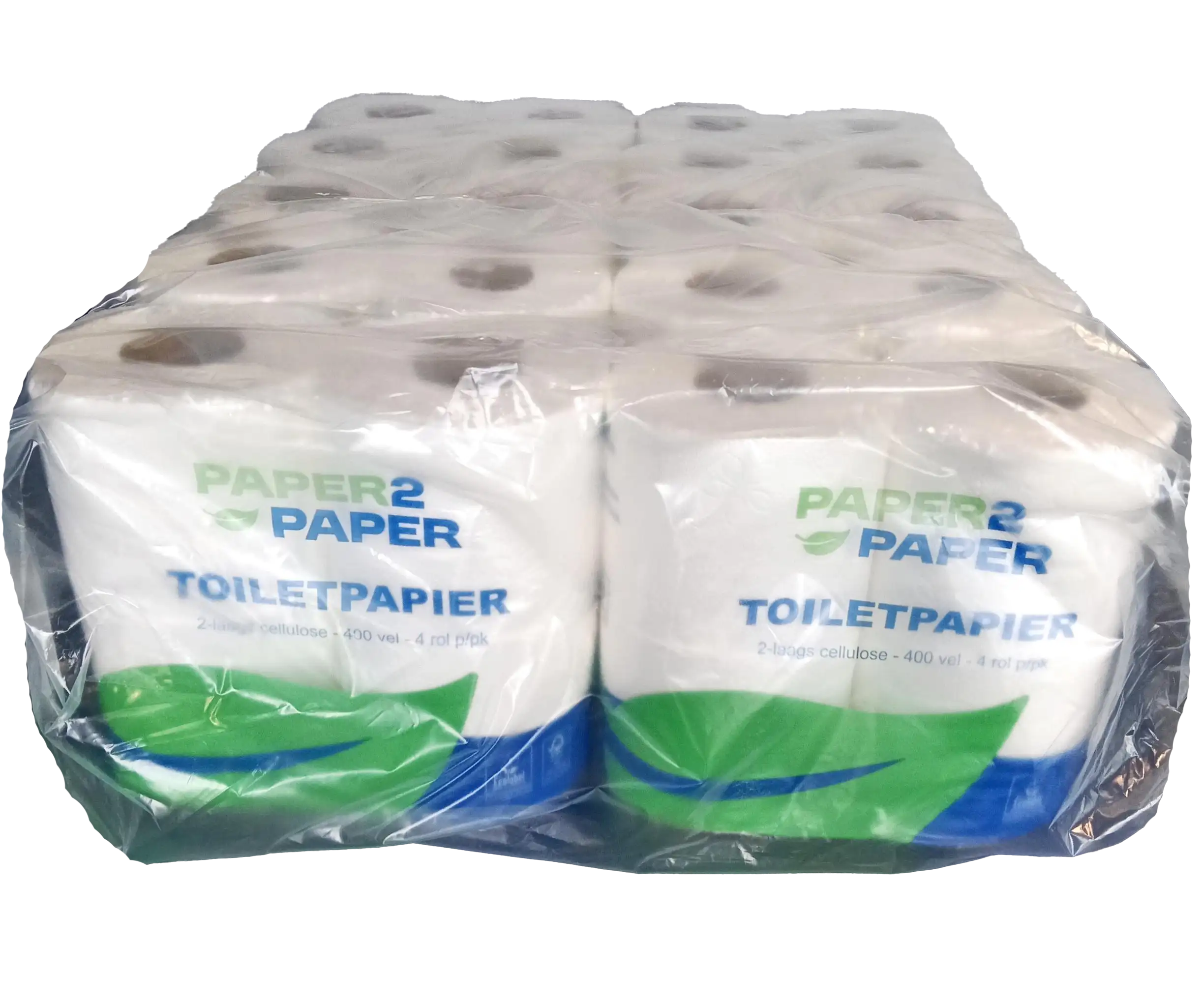 Toiletpapier 2-laags Wit 400vel/rol Doos à 40 rollen 