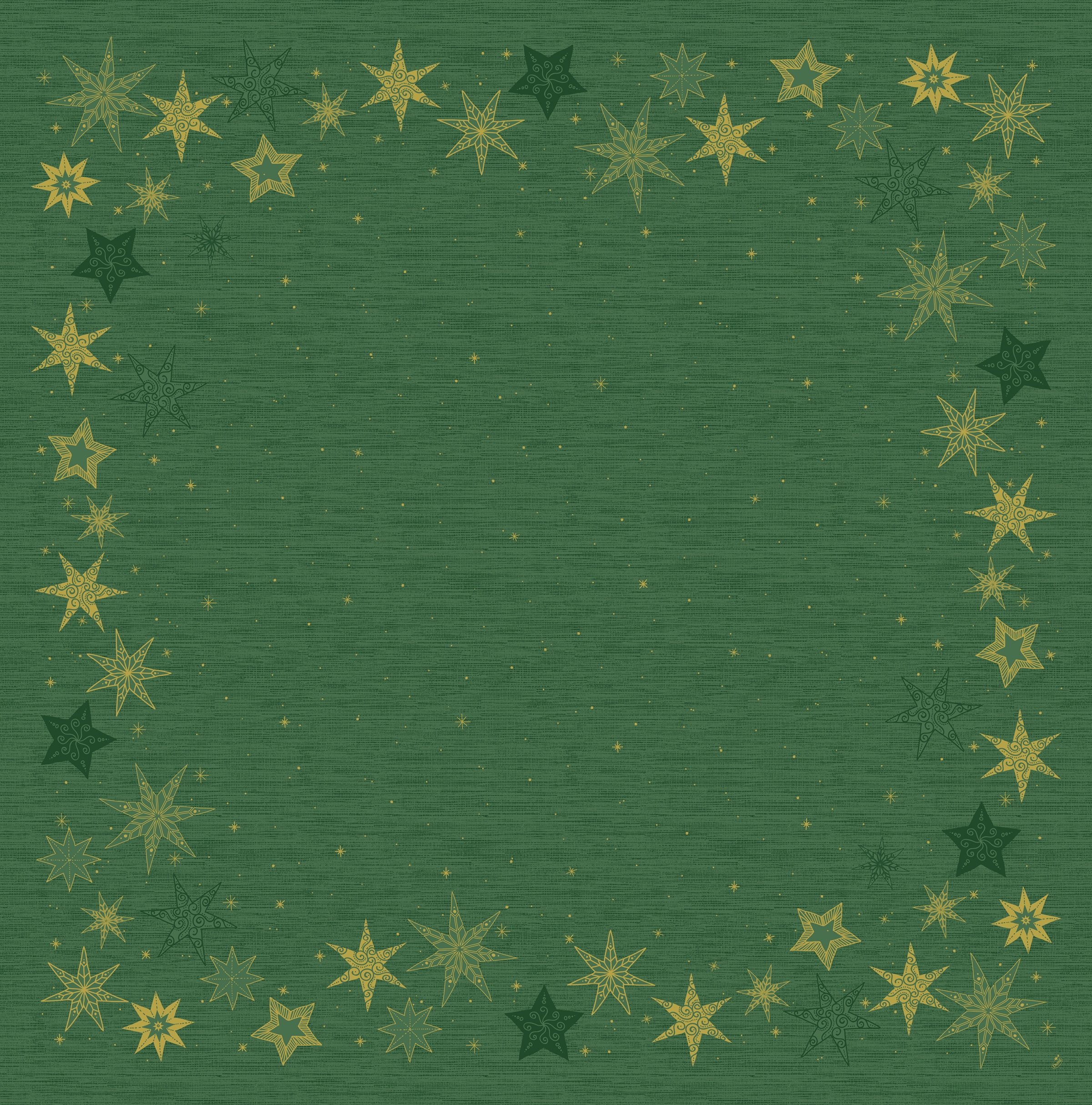 Napperon Dunicel 84x84cm Stories Green (doos à 20st)