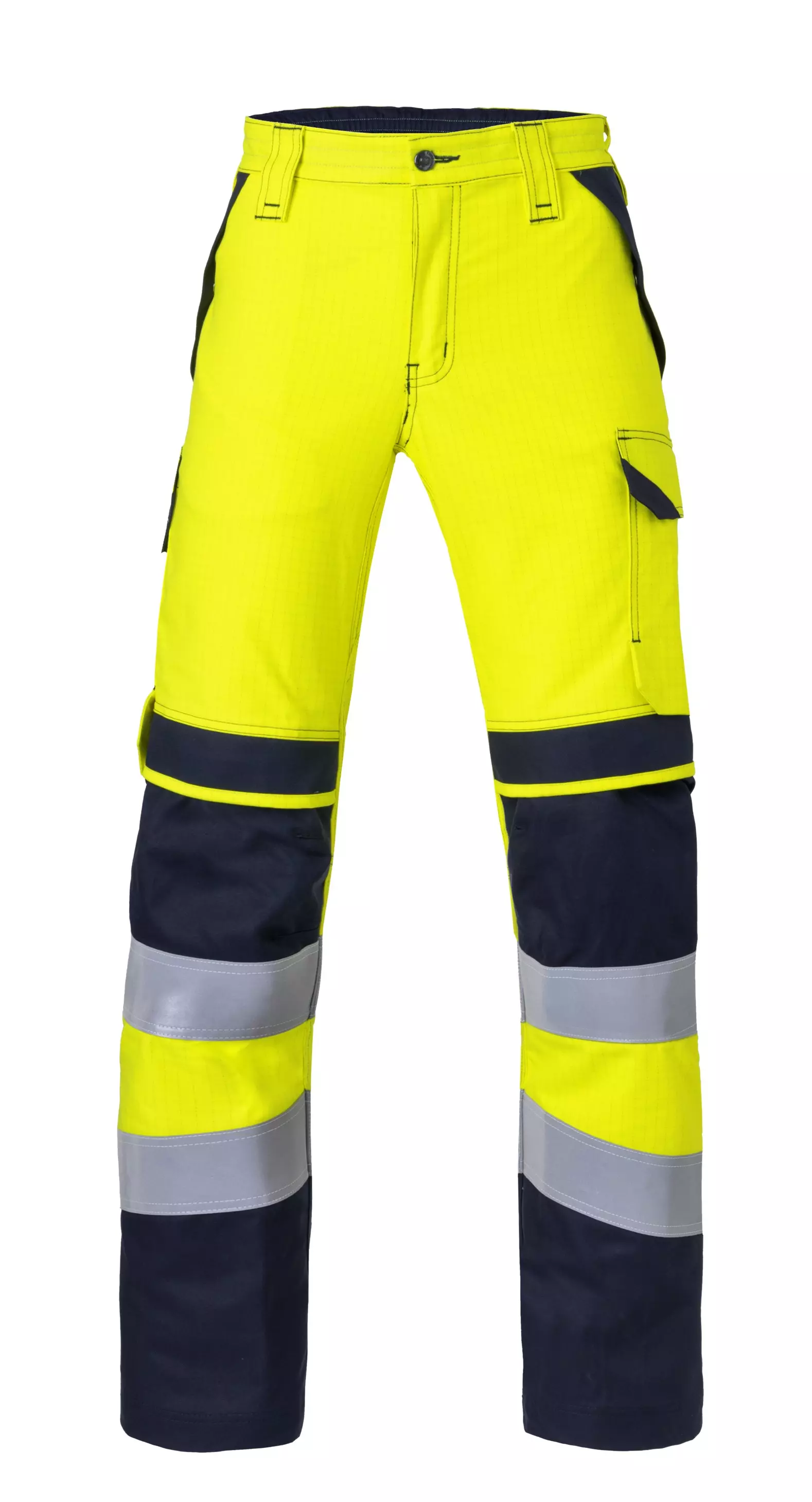 Werkbroek marine/fluor geel 80308 Havep
