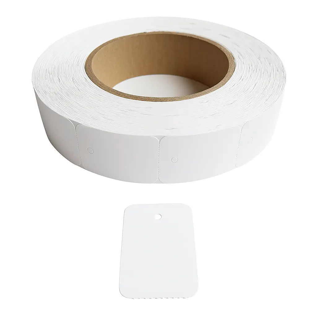 Hangetiket 30x40mm Onbedrukt Wit 1000 stuks