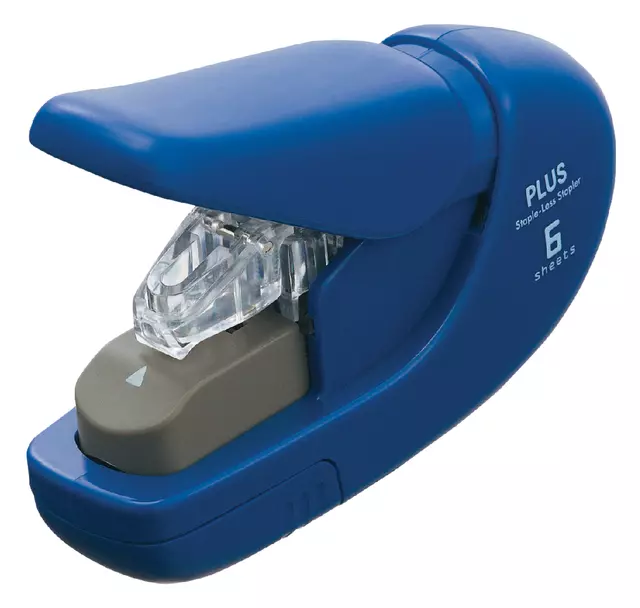 Plus Nieloze Nietmachine Blauw