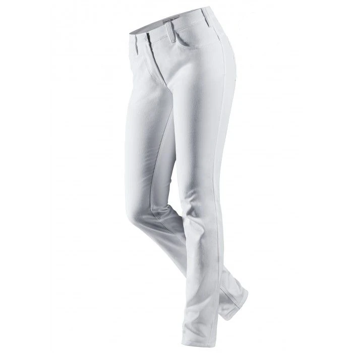 Spijkerbroek slim fit dames 1755 BP lengte 32 wit