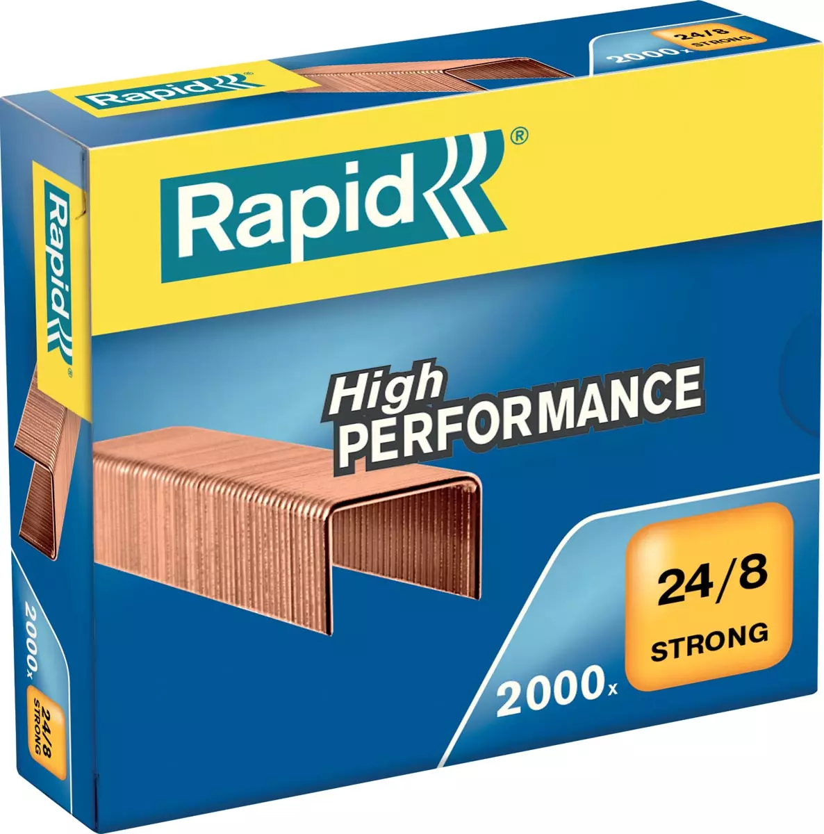 Rapid Nietjes 24/8 Strong verkoperd 2000 stuks