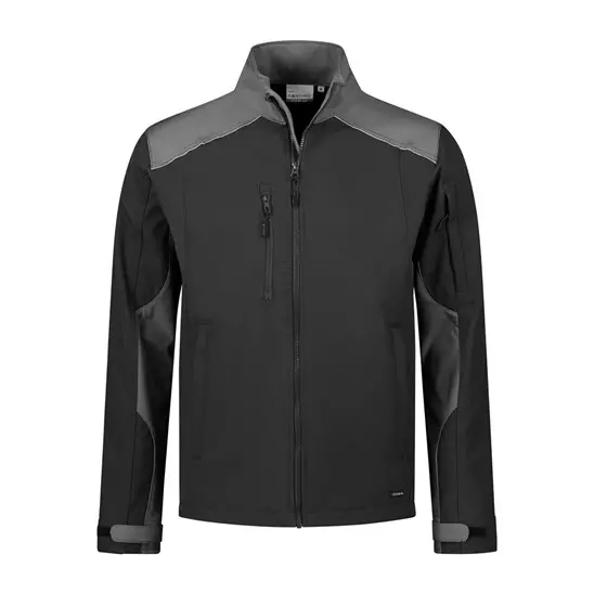Softshell jack Tour zwart/grijs