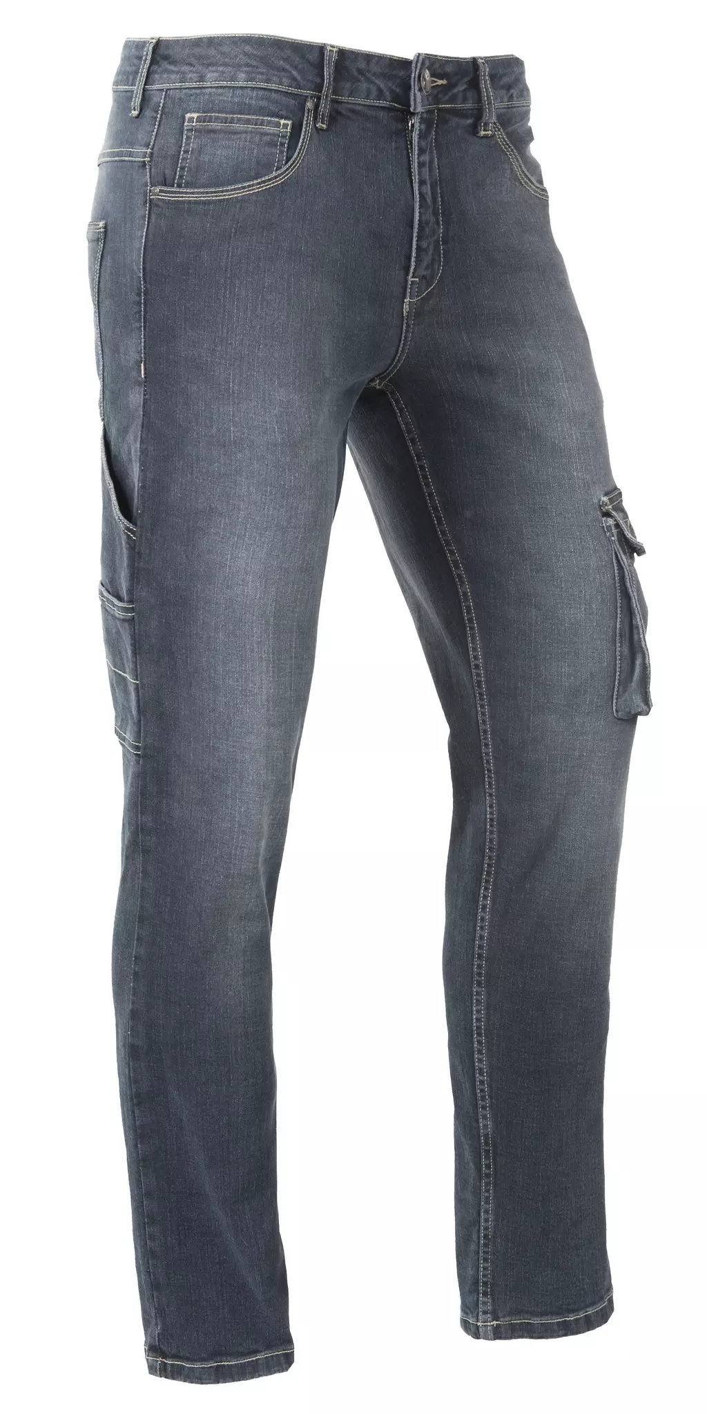 Spijkerbroek David R12 lengte 32 medium blauw