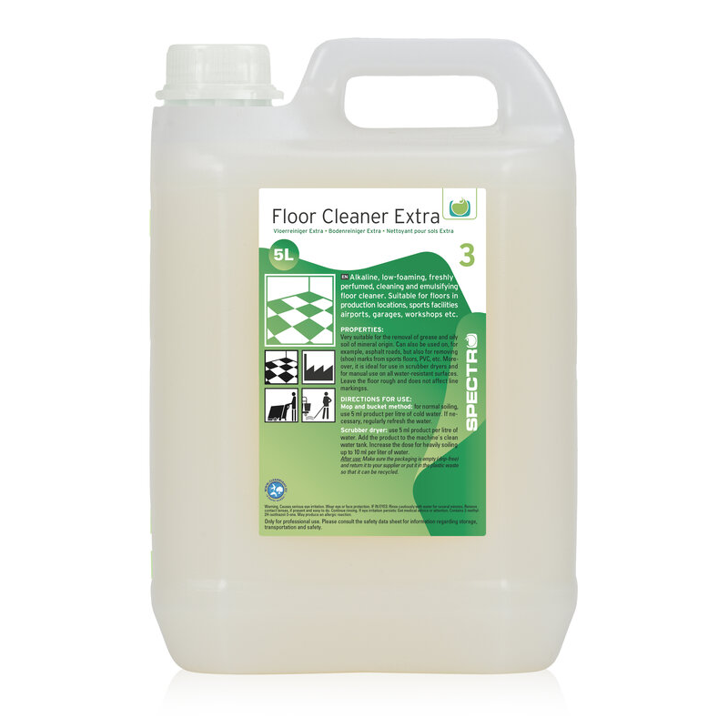 Spectro Vloerreiniger Extra Laagschuimend Can à 2x5 Liter