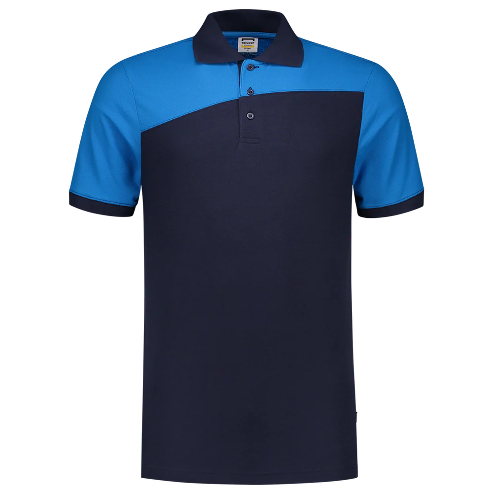 Polo Bicolor Naden Ink-Turquoise 202006