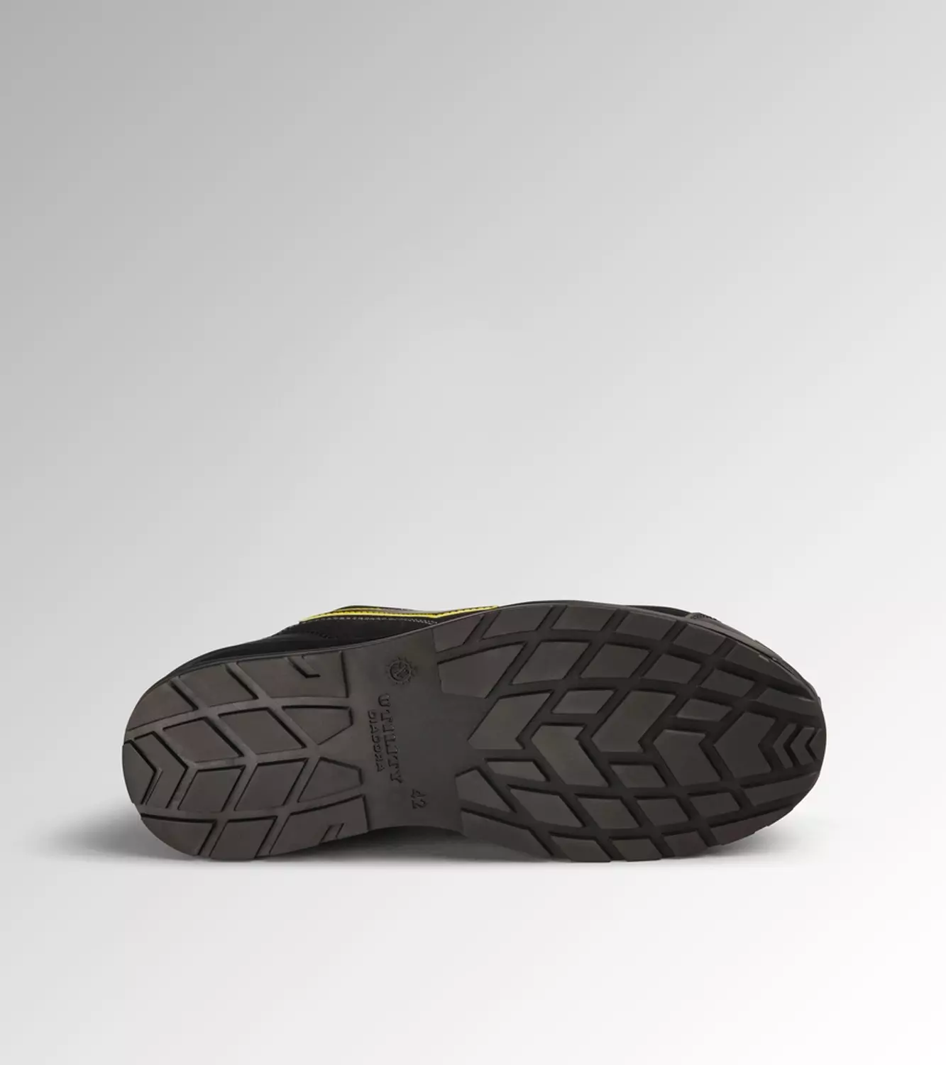 Diadora Run Net Airbox Low S3 Werkschoen Zwart/Geel