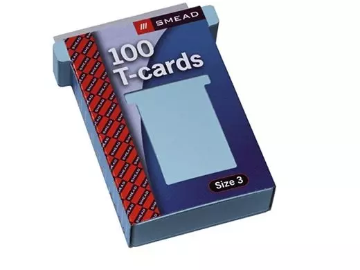 T-Kaart Planbord 77mm Blauw