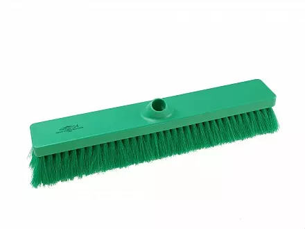 Bezem plat zacht 60cm groen