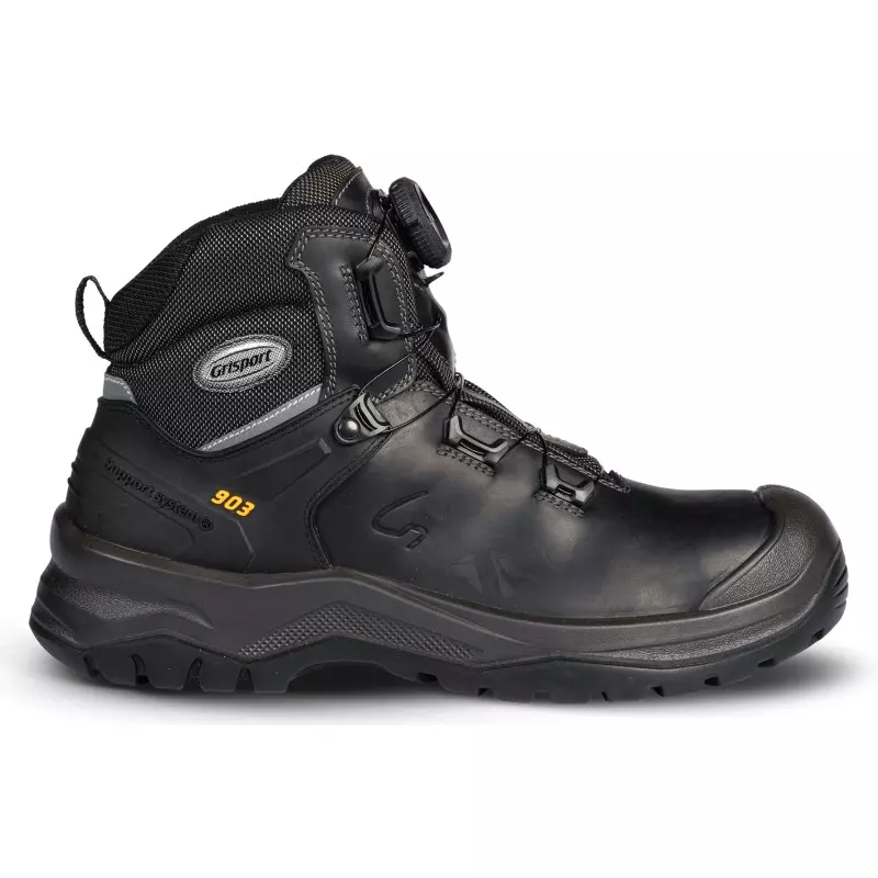 Grisport 903 BOA High S3 Werkschoen Zwart