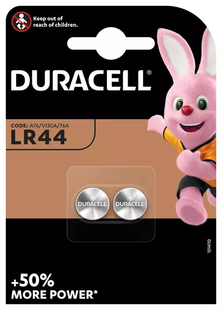 LR44 Batterij Duracell Alkaline 2 stuks