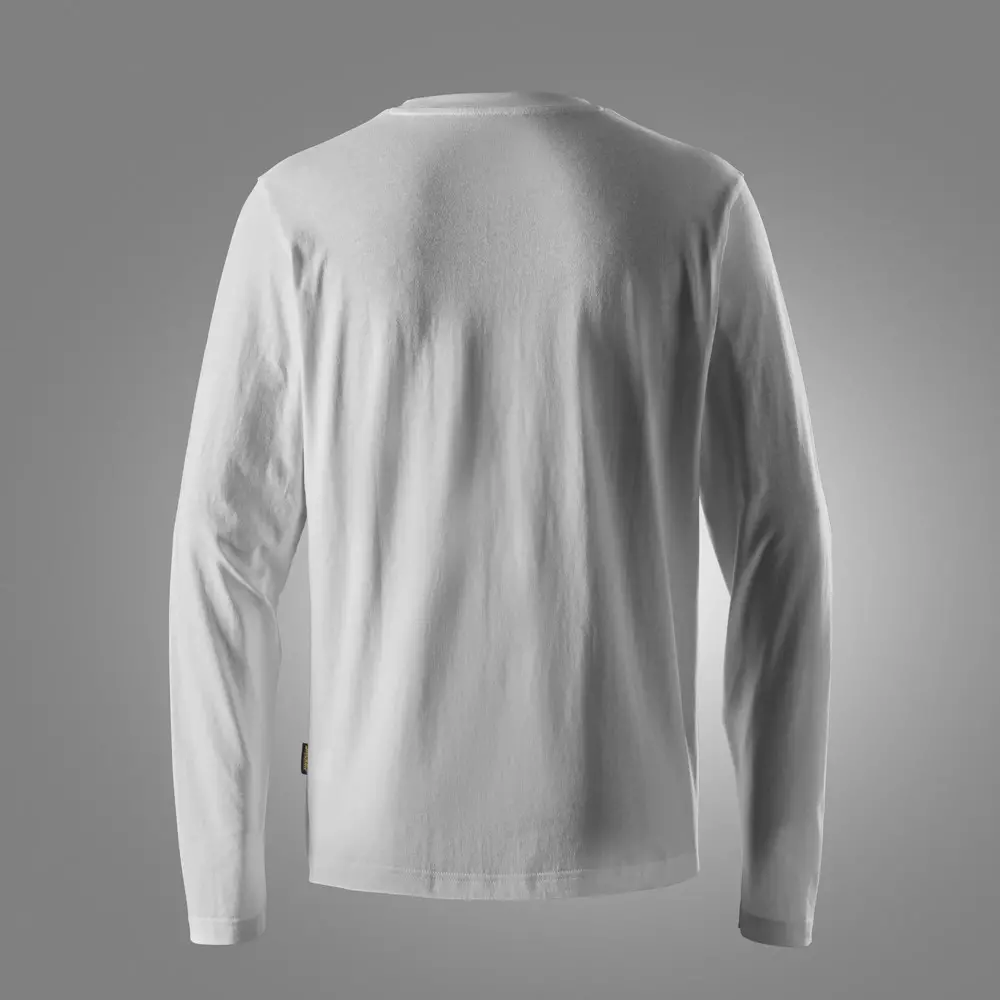 T-shirt lange mouw 2496 wit