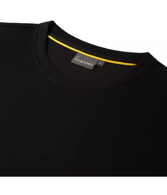 T-shirt Cal zwart/geel