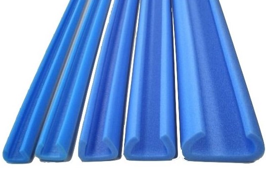 Schuimprofiel U-fix 35 blauw op haspel à 180m