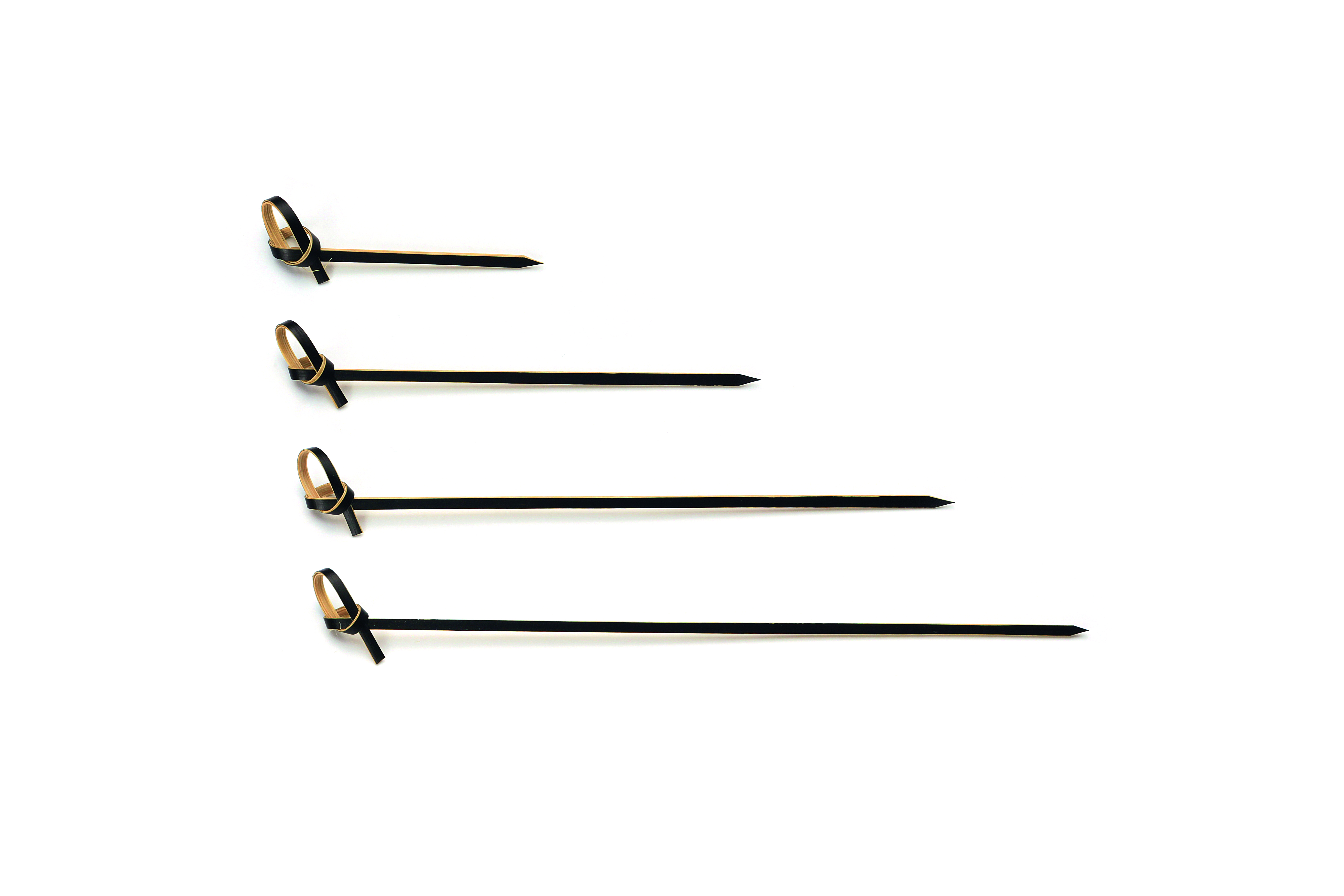 Knoopprikker bamboe zwart 60mm 31005