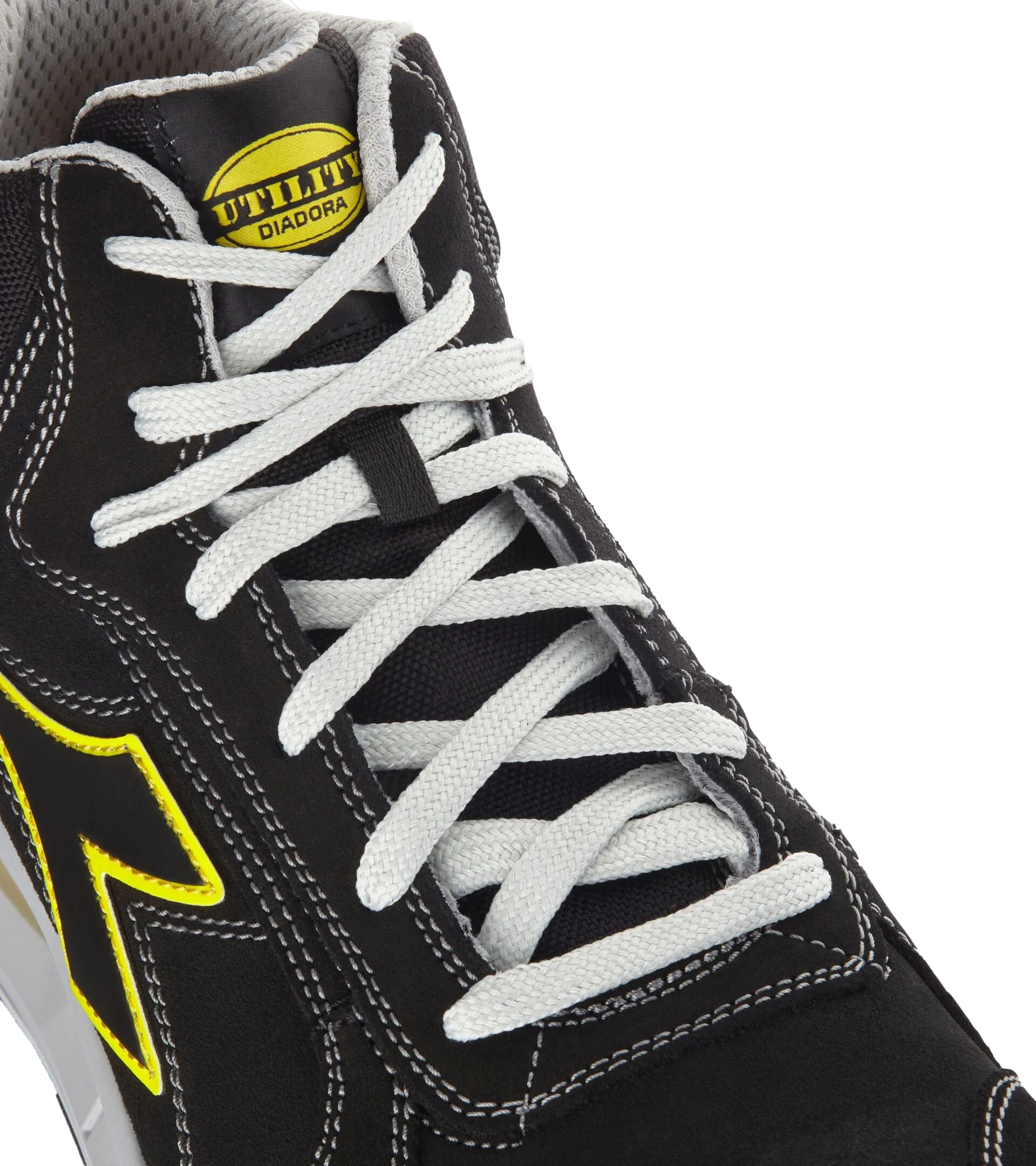 Diadora Run Net Airbox Mid S3 veiligheidsschoen Zwart/Wit