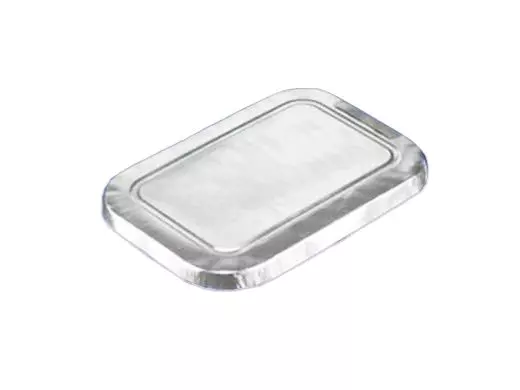Aluminium deksel 160x110mm Rechthoekig 