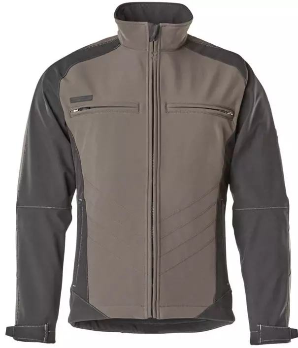 Softshell jas Mascot Dresden donkerantraciet/zwart
