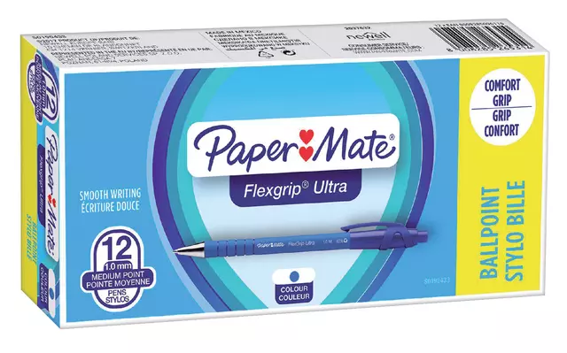 Papermate Balpen Flexgrip Blauw