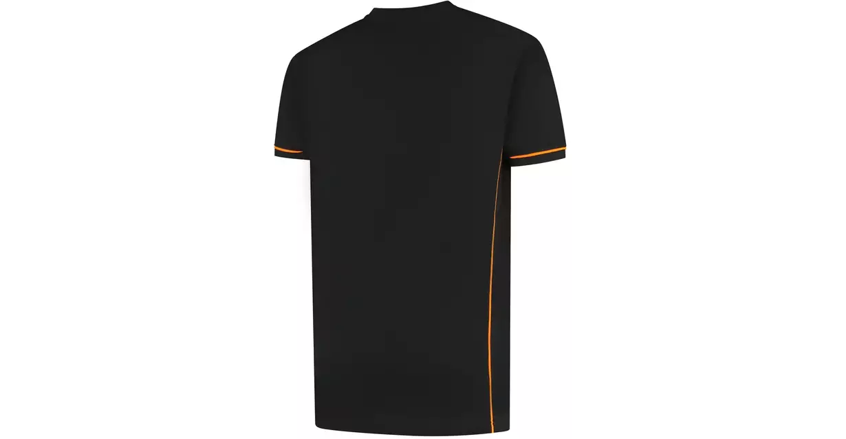 T-shirt Cal zwart/oranje