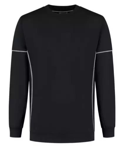 Sweater Chris zwart/grijs